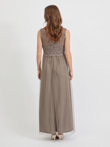 VILA Evening Dress 'Lynnea' in Grey