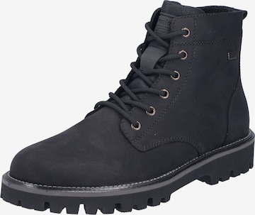Rieker Schnürboots in Schwarz: Vorderseite