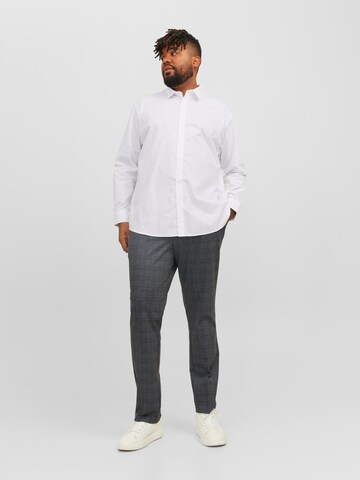 Jack & Jones Plus Regular fit Button Up Shirt in White