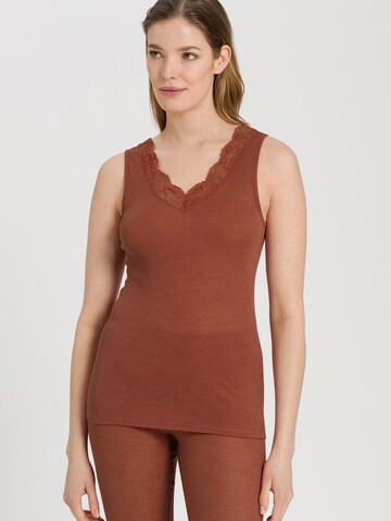 Hanro Top in Rood: voorkant