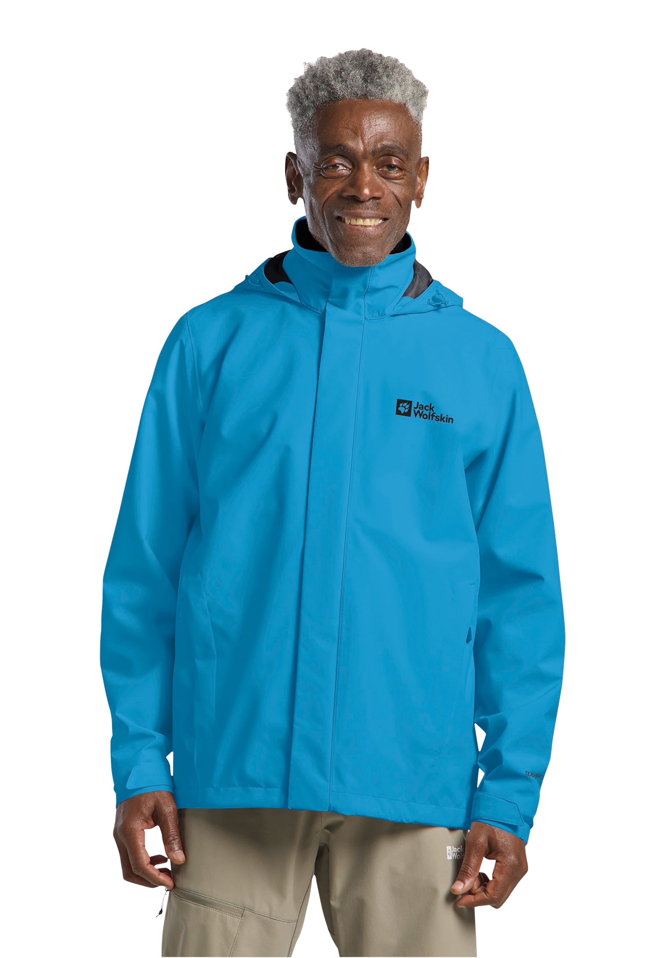 JACK WOLFSKIN Outdoor jacket in Blue: front
