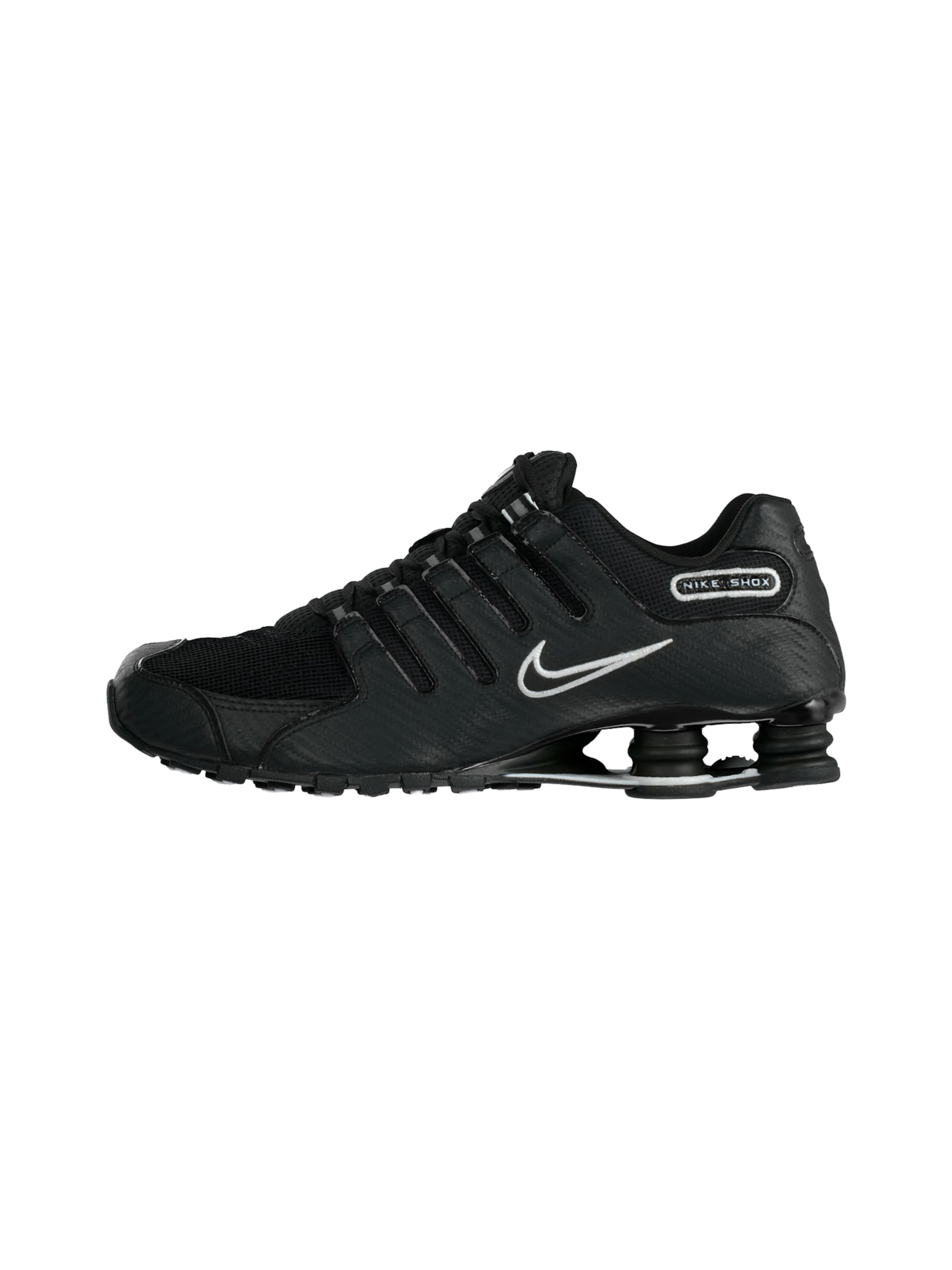 Sneaker low 'Shox NZ' de la Nike Sportswear pe negru: față