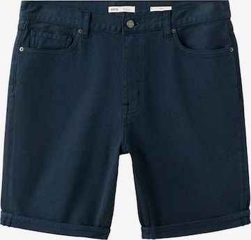 MANGO MAN Slim fit Pants 'Nepto' in Blue: front