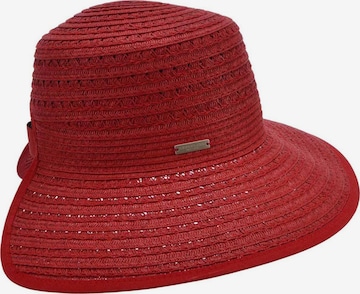 Seeberger Hat 'Cap' in Red: front