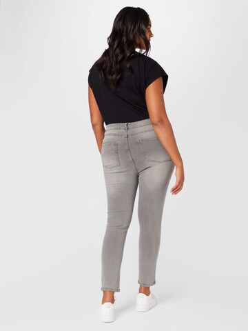 Dorothy Perkins Curve Skinny Kavbojke 'Alex' | siva barva