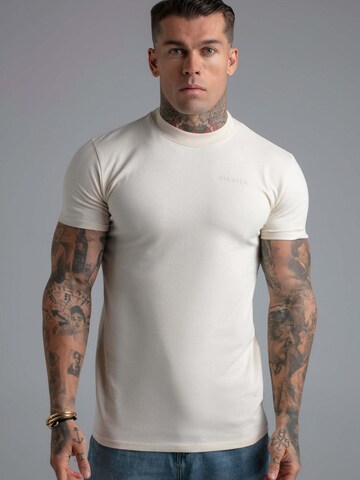 SikSilk T-Shirt in Beige