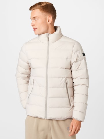 Giacca invernale di Abercrombie & Fitch in beige: frontale