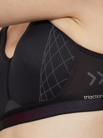 Triumph Triaction Bra 'Cardio Flow' in Black