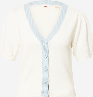 LEVI'S ® Strickjacke 'Josie Short Sleeve Cardigan' in Weiß: predná strana