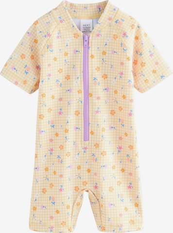 Next Uimapuku värissä keltainen: etupuoli