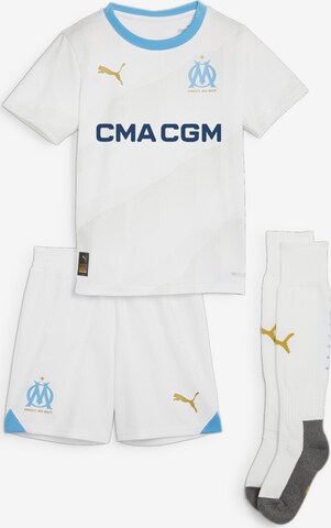 PUMA Sportanzug 'Olympique de Marseille' in Weiß: predná strana