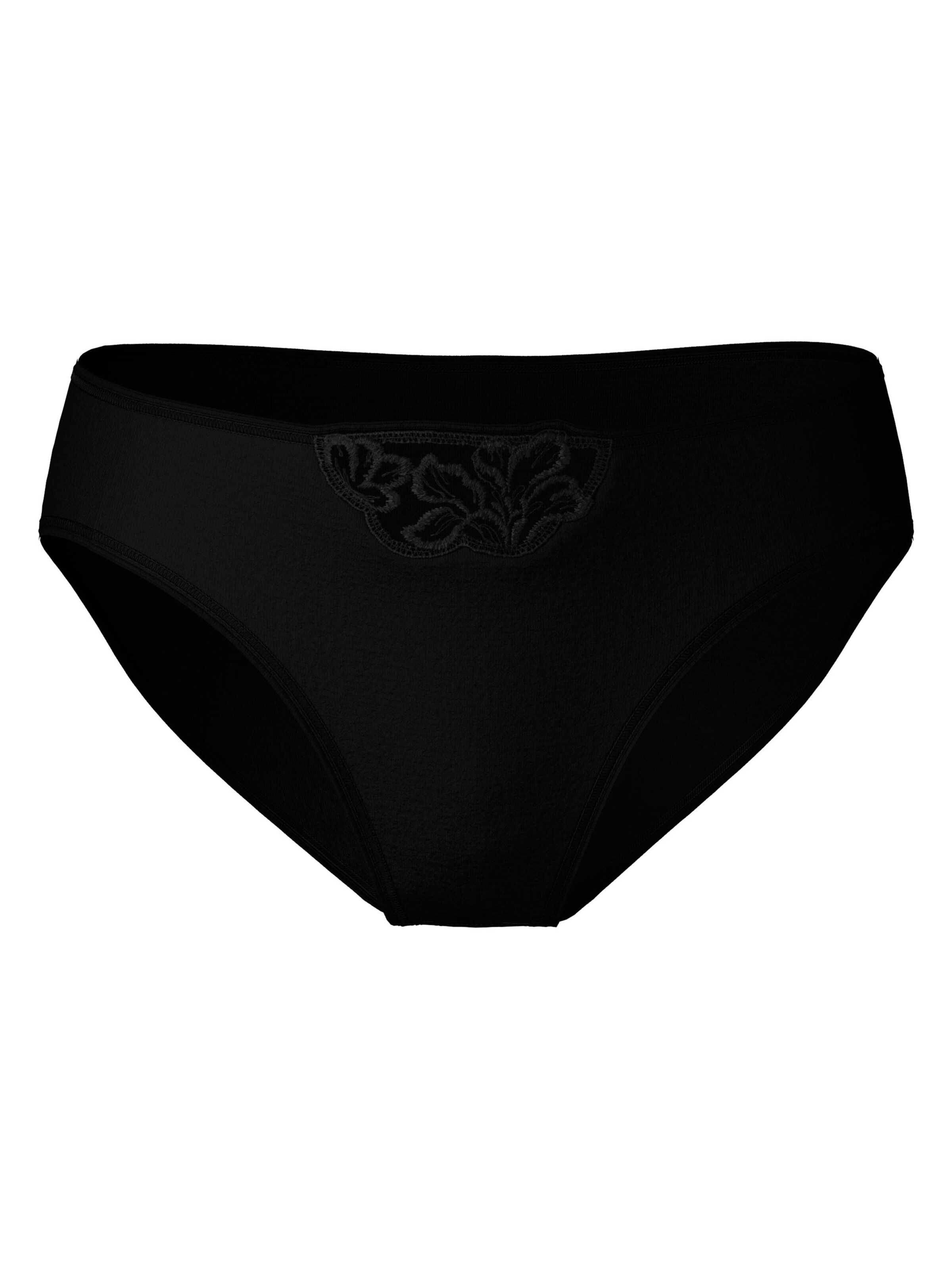 CALIDA Slip 'Cotton Desire'‌‌‌ in Schwarz: Vorderseite