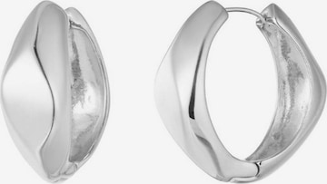 Boucles d'oreilles 'ELARA' Cala Rose en argent : devant