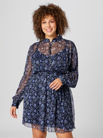 Guido Maria Kretschmer Curvy - Vestido camisero 'Pace' en azul: frente