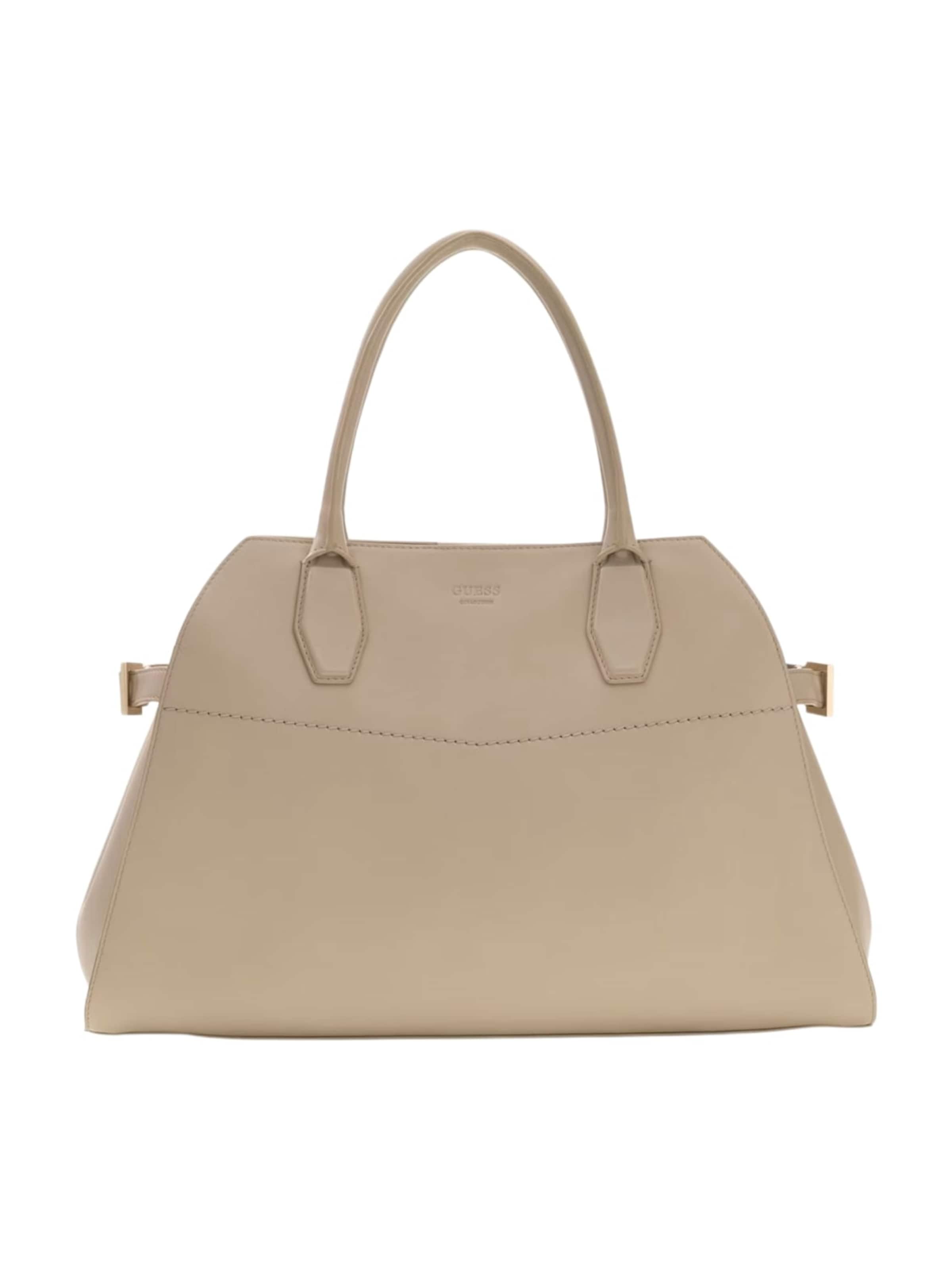 GUESS Schoudertas 'Guess Sac Bandoulière Yulia Small Satchel Sand' in Beige: voorkant