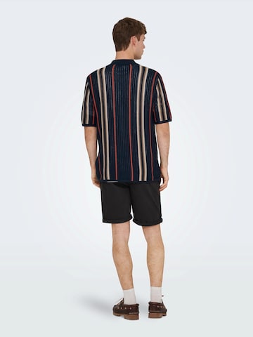 Vestes en maille 'ONSLEON' Only & Sons en bleu