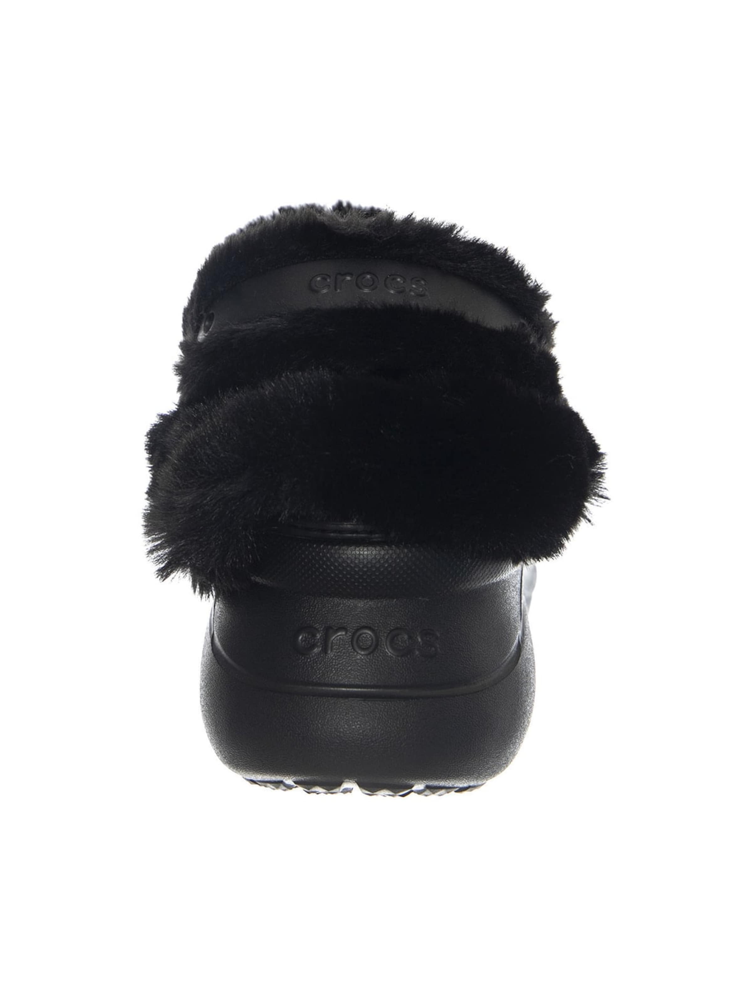 Crocs Clogs 'BAE LINED CLOG W BLACK'‌‌‌‌ in Schwarz
