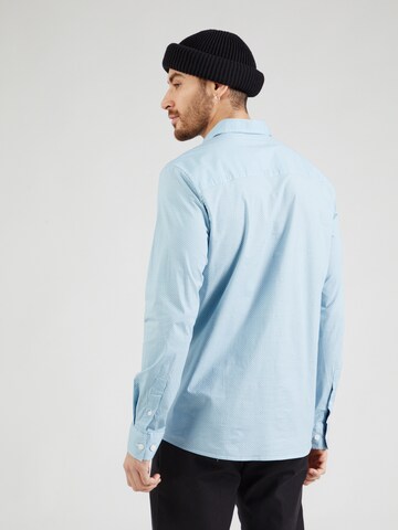 INDICODE JEANS Regular fit Button Up Shirt 'Tikko' in Blue