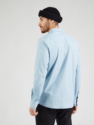 INDICODE JEANS Regular fit Button Up Shirt 'Tikko' in Blue