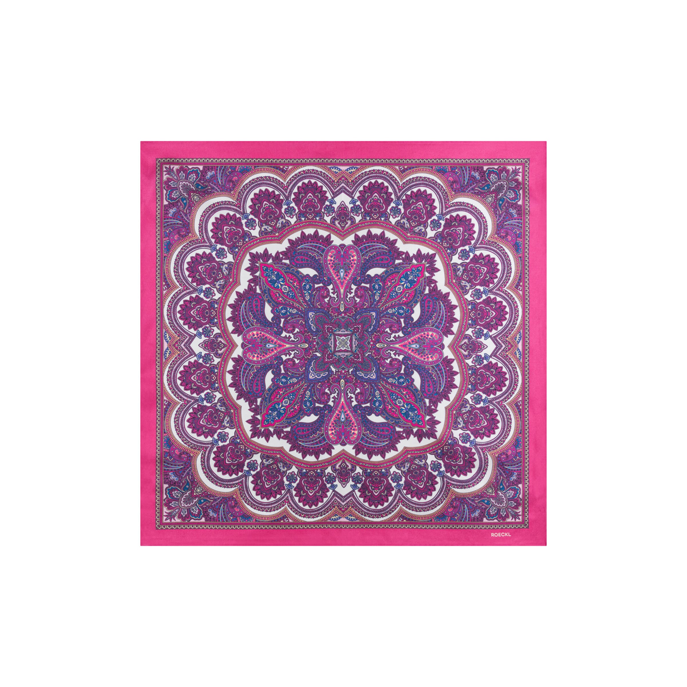 Roeckl Shawl 'FINE PAISLEY NICKY' in Purple: front