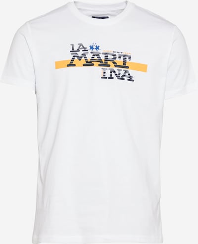 La Martina Majica u narančasta / crna / bijela, Pregled proizvoda