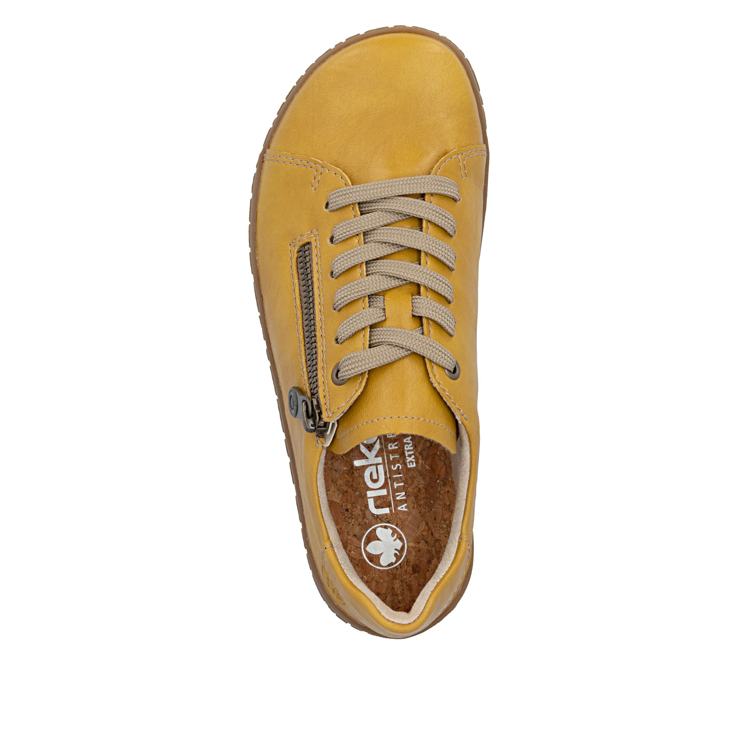 Baskets basses Rieker en jaune
