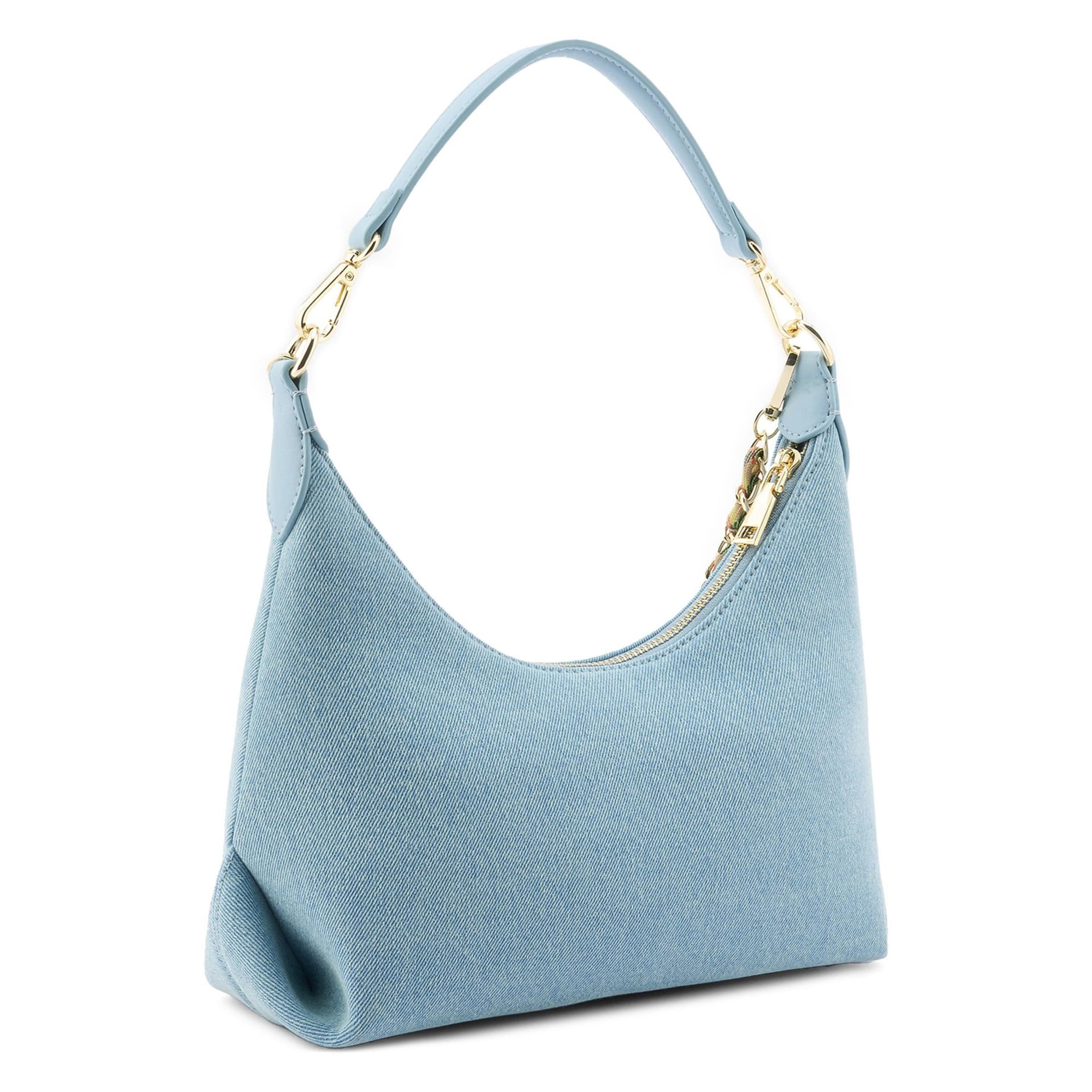 Seidenfelt Schultertasche 'Huuvari' in Blau