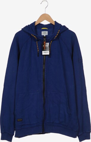 CAMEL ACTIVE Sweatshirt & Zip-Up Hoodie in XL in Blue: front