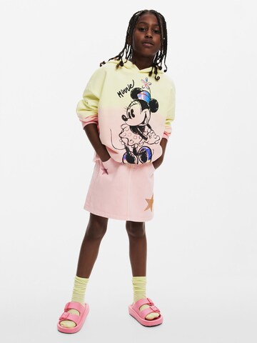 Desigual Sweatshirt 'Minnie Mouse' in Geel