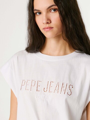 Haut 'MIRARI' Pepe Jeans en blanc