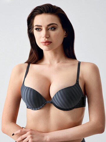C&City Push-up Bra in Grey