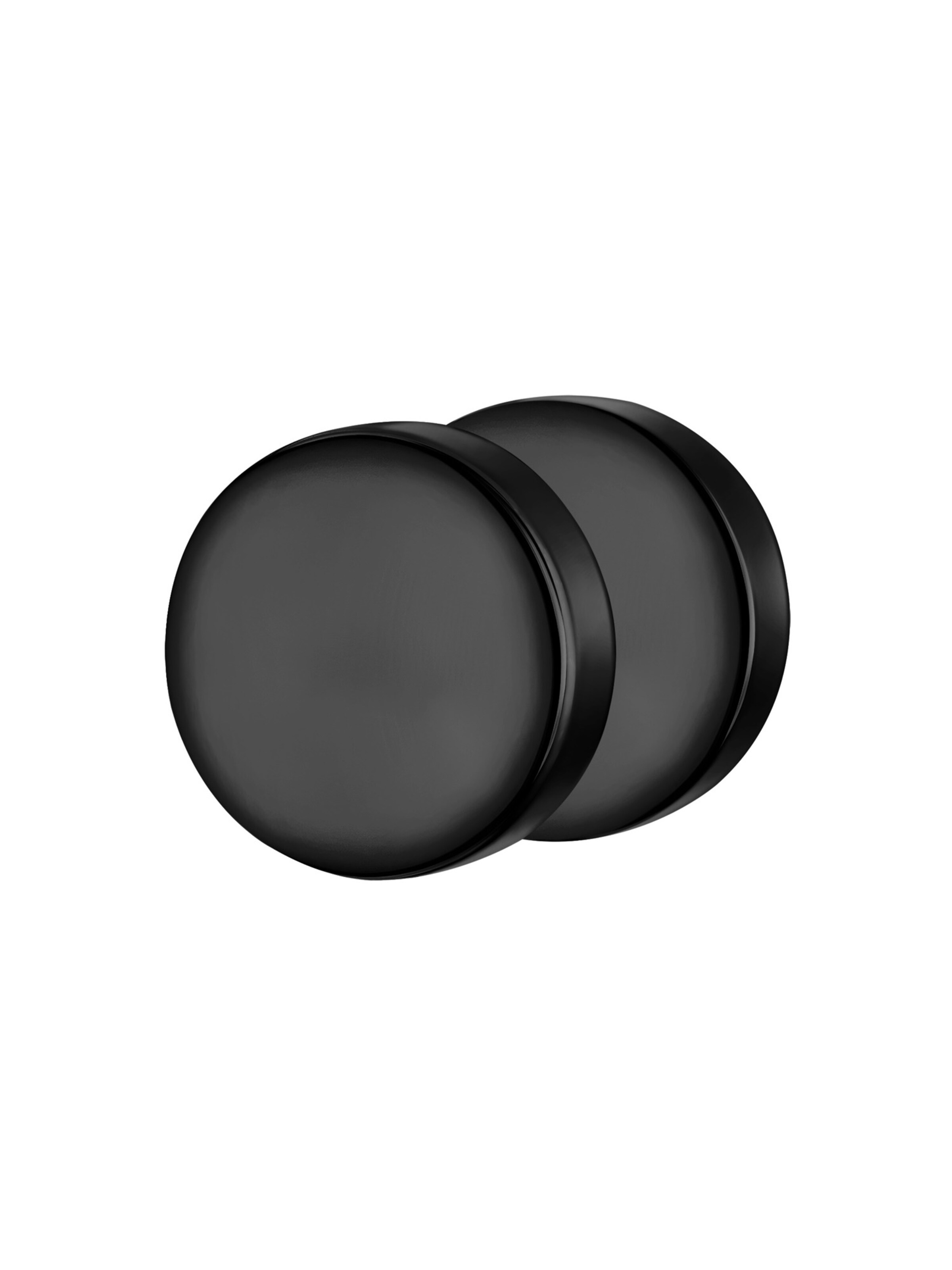 Boucles d'oreilles True Rebels en noir : devant