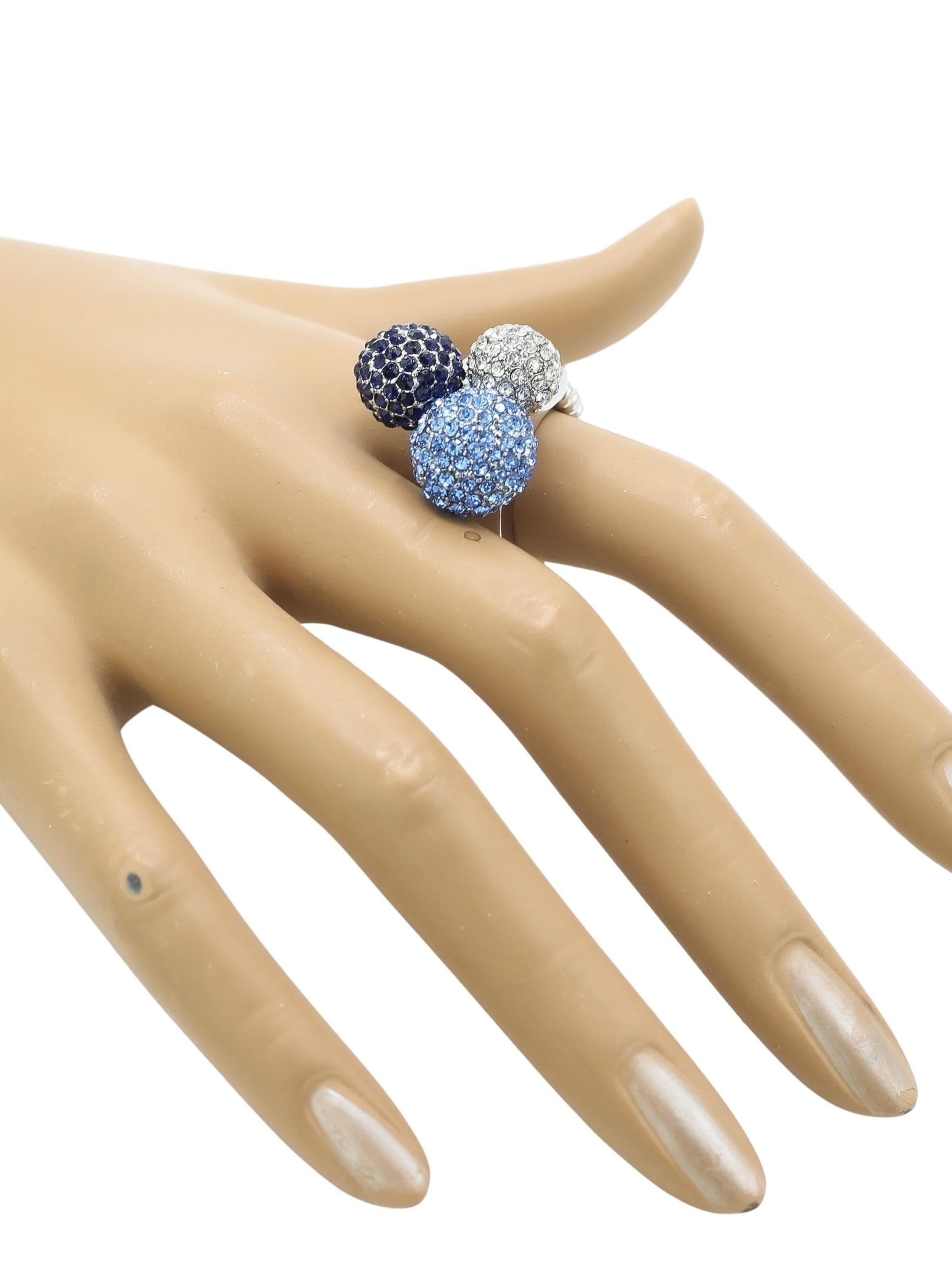 COLLEZIONE ALESSANDRO Ring 'Space' in Blue