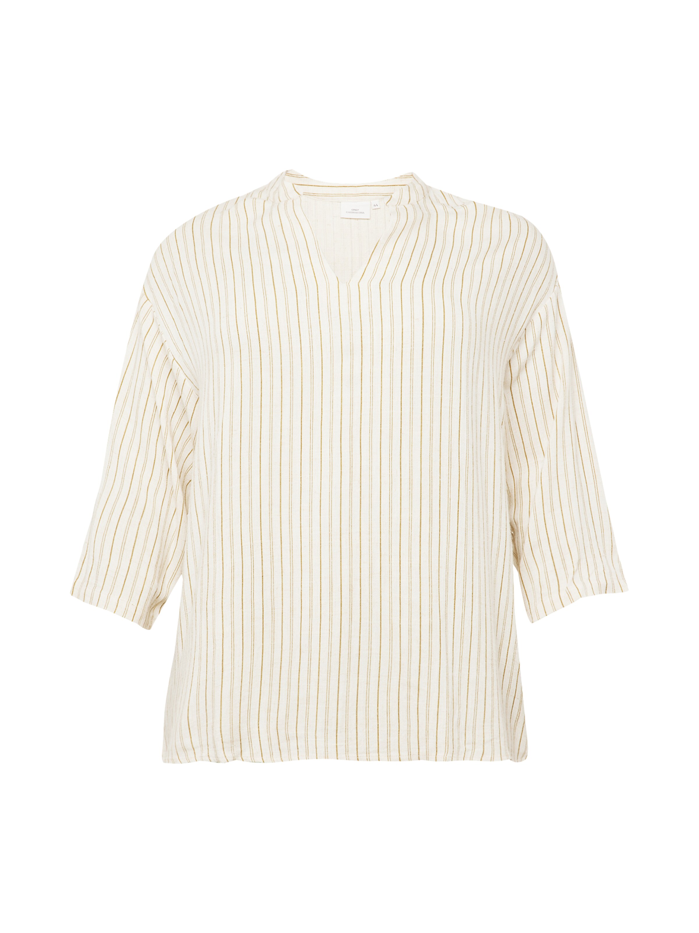 Camicia da donna 'CARNISKA' di ONLY Carmakoma in beige: frontale