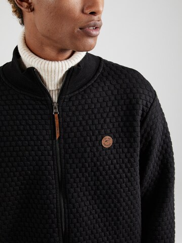 INDICODE JEANS Sweatjacke 'Bermie' in Schwarz