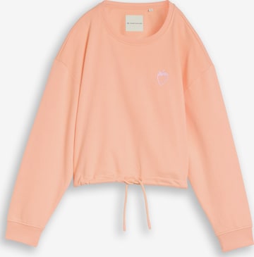 TOM TAILOR - Sudadera en naranja: frente