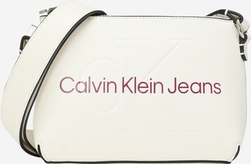 Calvin Klein Jeans Crossbody Bag in White: front