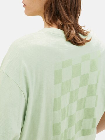 TOM TAILOR DENIM T-Shirt in Grün