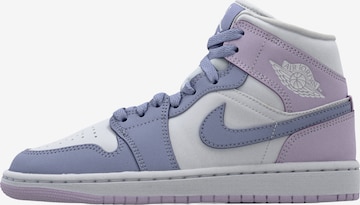 Sneaker alta 'Air Jordan 1' di Jordan in blu: frontale