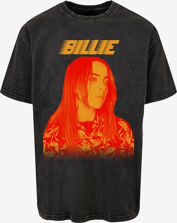 F4NT4STIC Shirt 'Billie Eilish' in Zwart: voorkant
