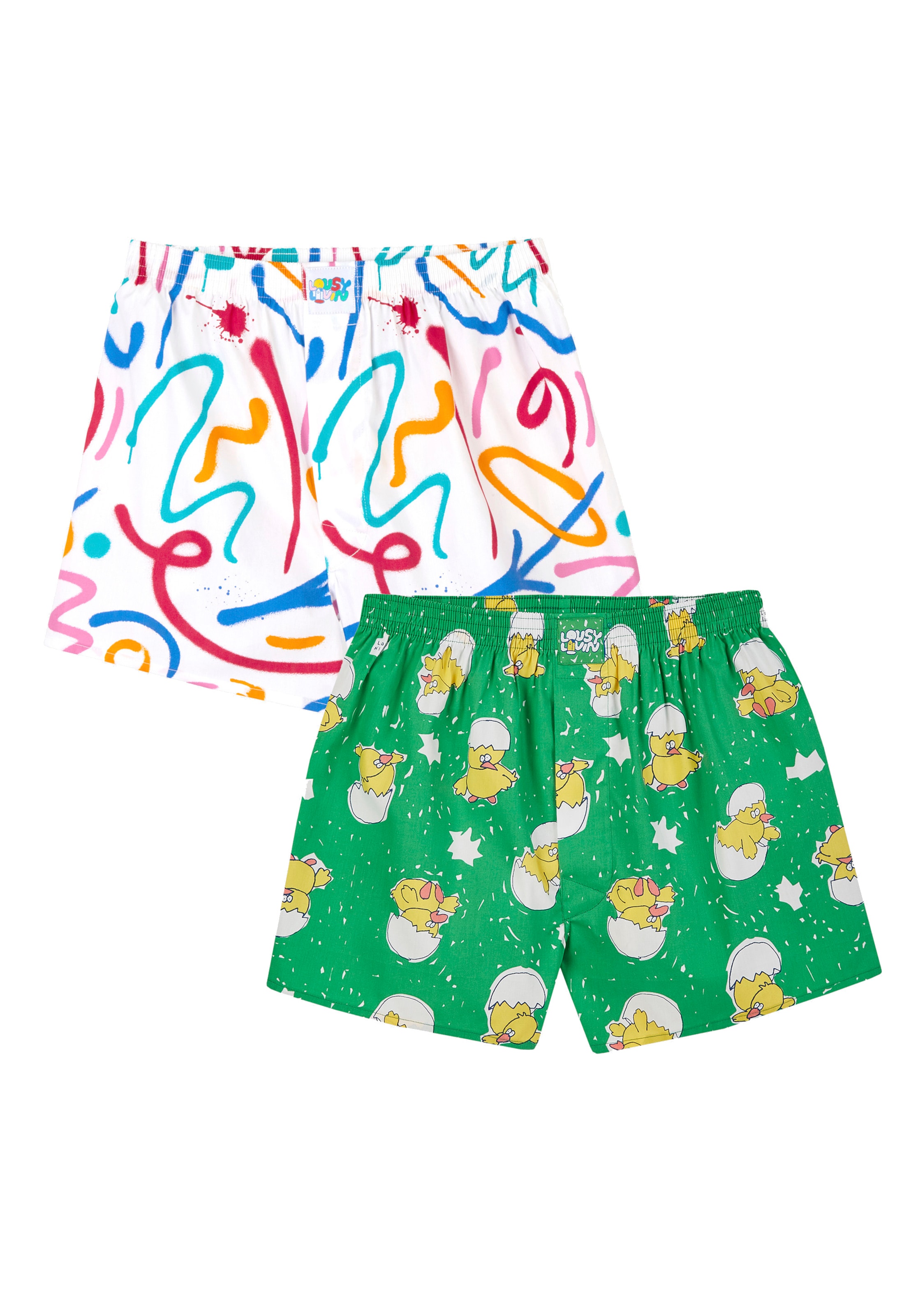 Lousy Livin Boxer shorts in Green: front