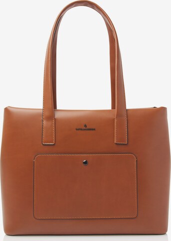 Castelijn & Beerens Shoulder Bag 'Dama Noor' in Brown: front