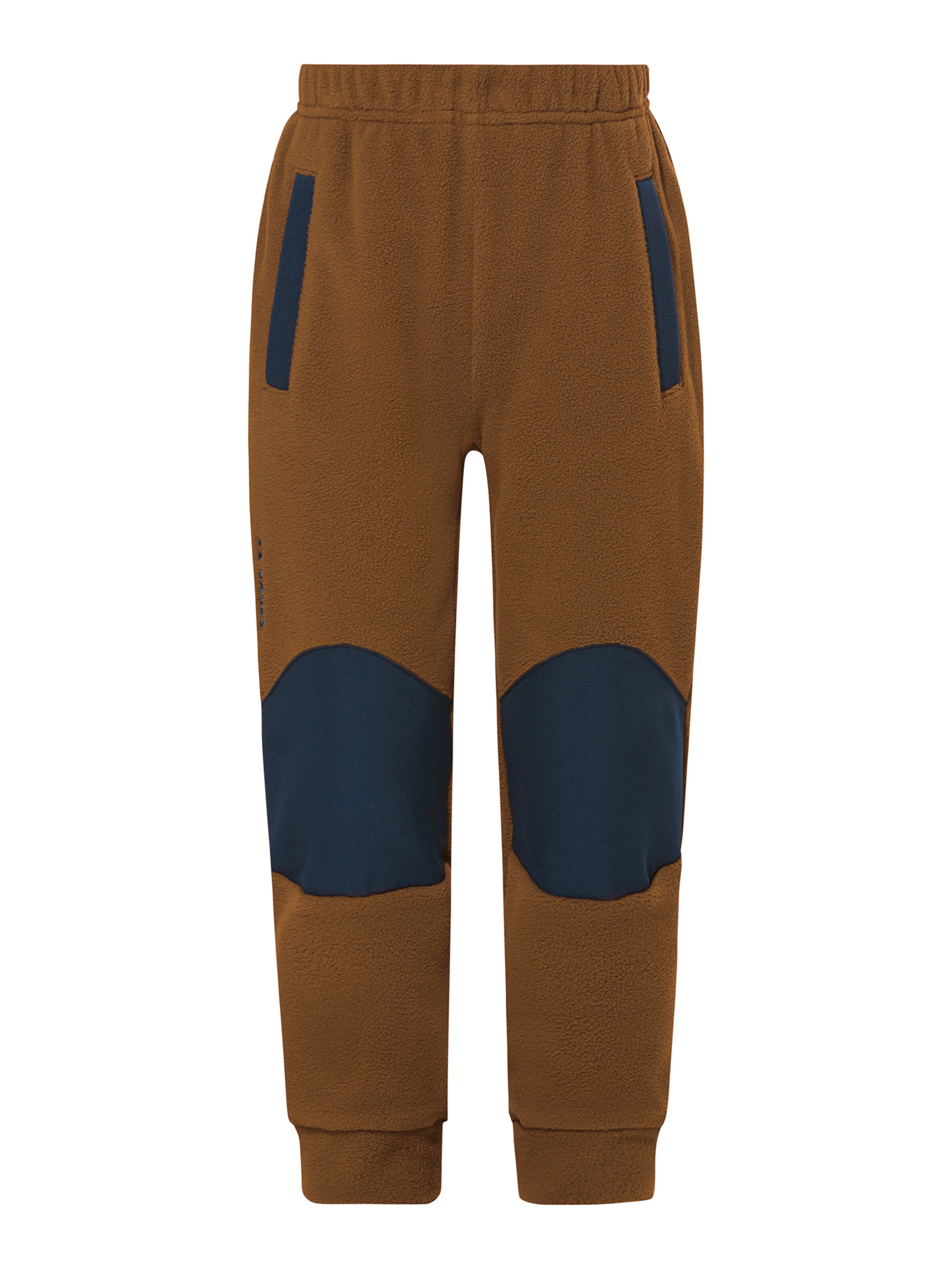 VAUDE Tapered Weatherproof pants 'Pulex' in Brown: front