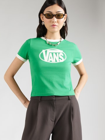 T-shirt VANS en vert : devant