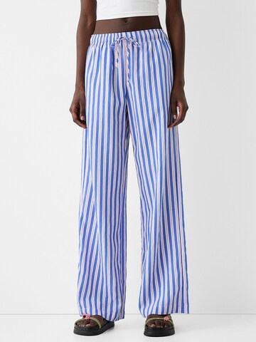 Bershka Loose fit Pants in Blue