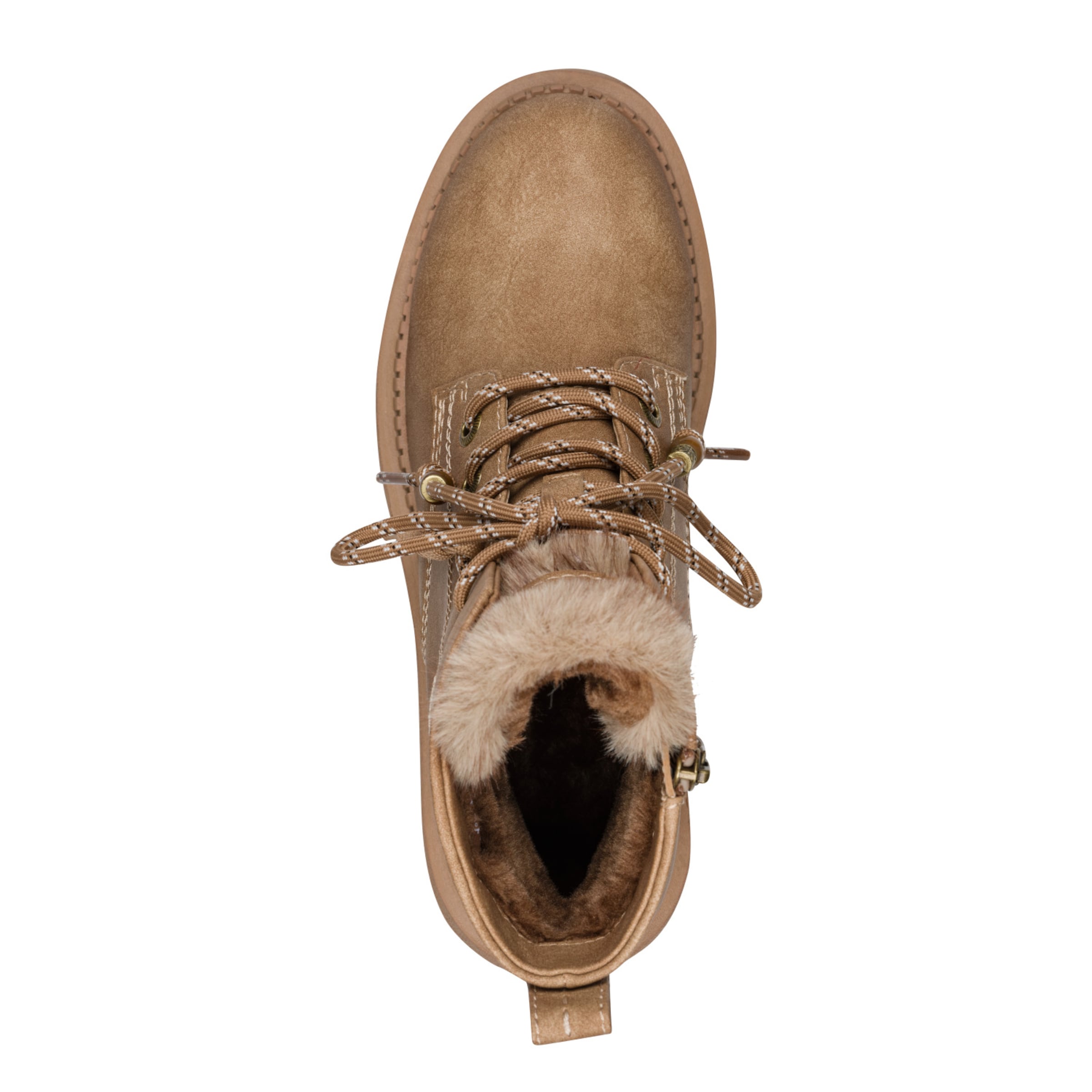 Bottines à lacets Tamaris en beige