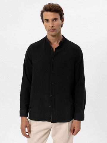Antioch Regular fit Overhemd 'Italo' in Zwart