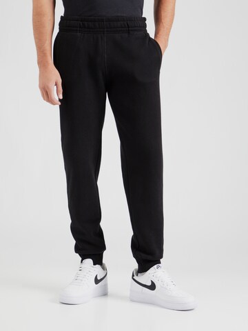 Effilé Pantalon 'Essential' Superdry en noir : devant