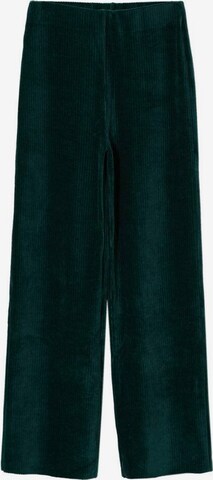 évasé Pantalon 'PANA' MANGO en vert : devant