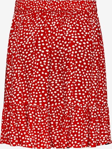 PIECES Skirt 'Nya' in Red